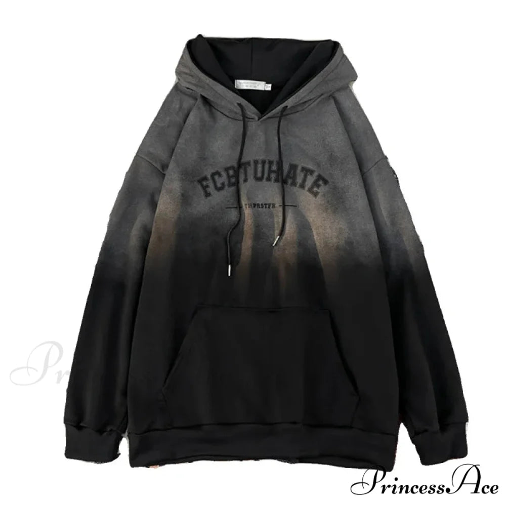 Colorful Word Print Urban Hoodie hoodies-241228