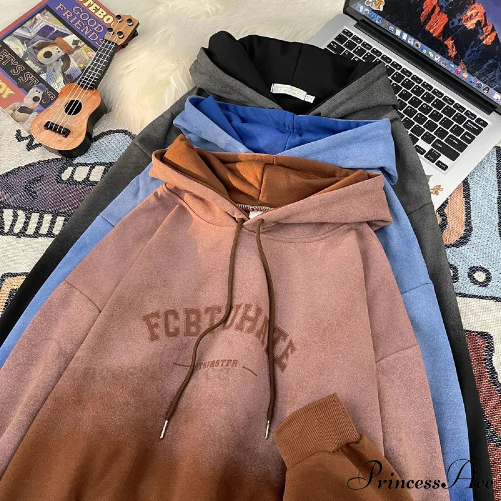 Colorful Word Print Urban Hoodie hoodies-241228