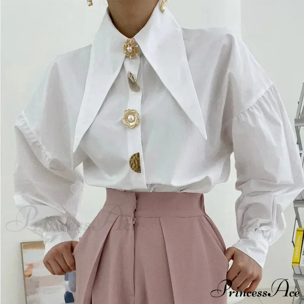 Comfortable Autumn Blouse blouse-250126