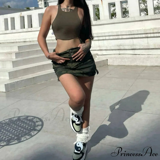 Concealment Cargo Pocket Skirt camouflage / S skirts-250223