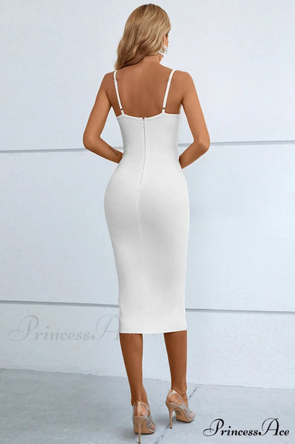 Constance Cut Out Charming Bandage Sheath Dress
