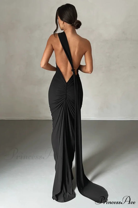 Constantina Elegant Gown S / Black