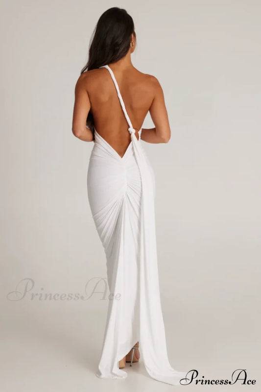 Constantina Elegant Gown S / White