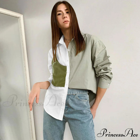 Contrast Charming Cargo Jacket S / Green