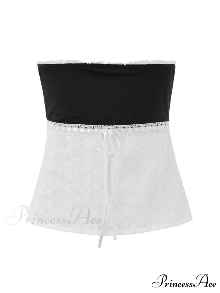 Contrast High Split Sheer Ribbed Classic Knit Maxi Dress - Black