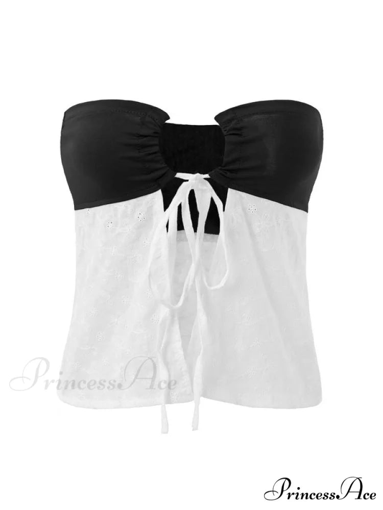 Contrast High Split Sheer Ribbed Classic Knit Maxi Dress - Black