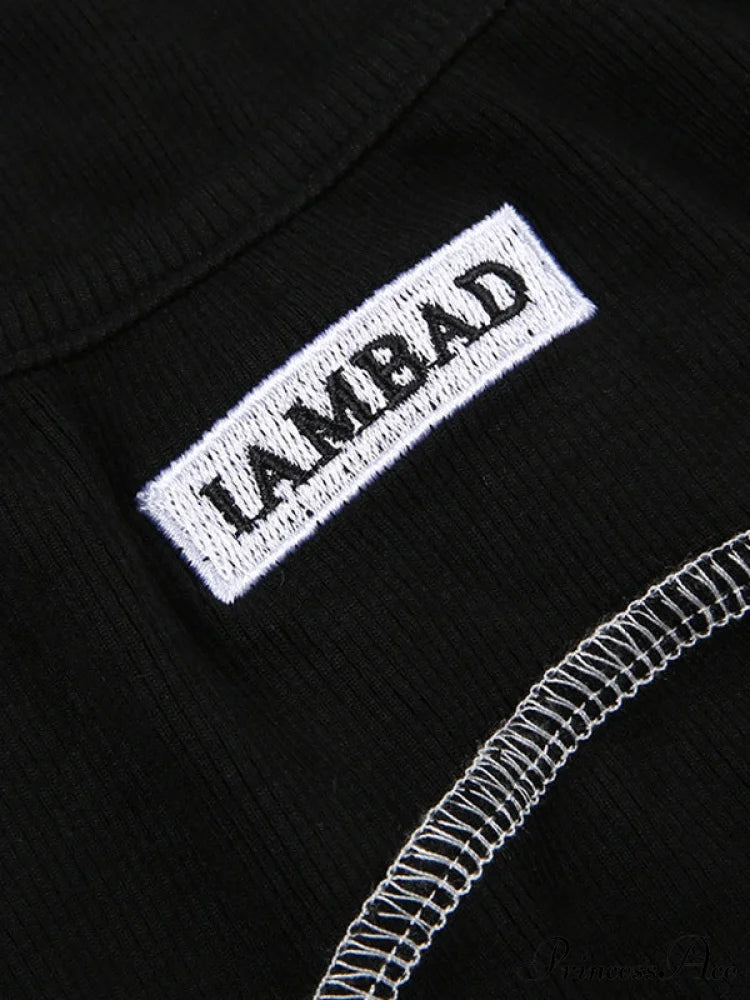 Contrast Star Graceful Print Zip-Up Jacket