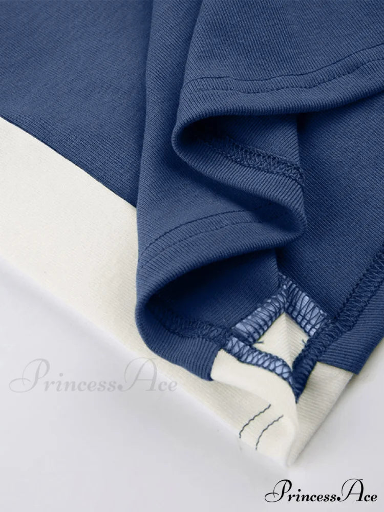 Contrast Trim Rib-Knit Trendy Crop Cami Top