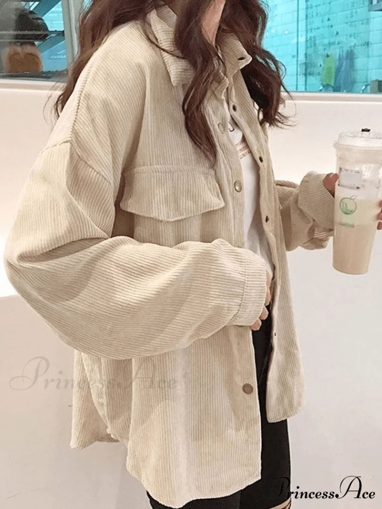 Coral Velvet Graceful Open Front Coat