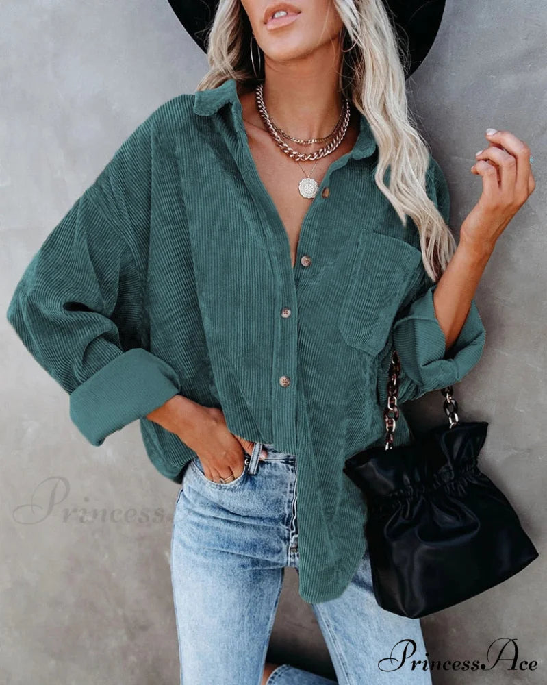 Corduroy Tunic Ladies Coats 2 / S