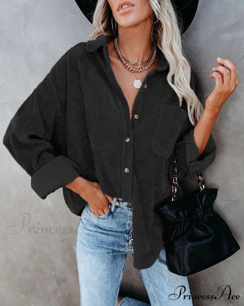 Corduroy Tunic Ladies Coats 3 / S