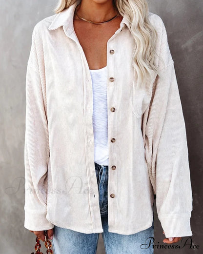 Corduroy Tunic Ladies Coats 5 / S