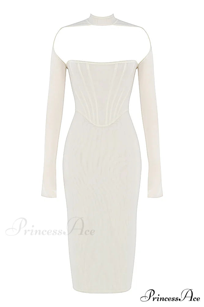 Corset Couture Stylish Bodycon Midi Dress
