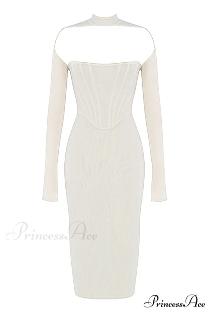 Corset Couture Stylish Bodycon Midi Dress