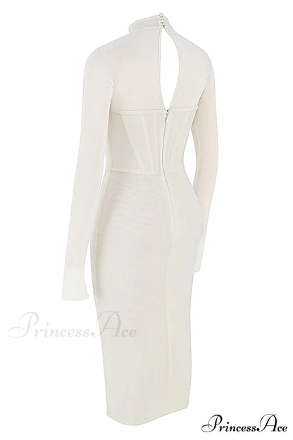 Corset Couture Stylish Bodycon Midi Dress