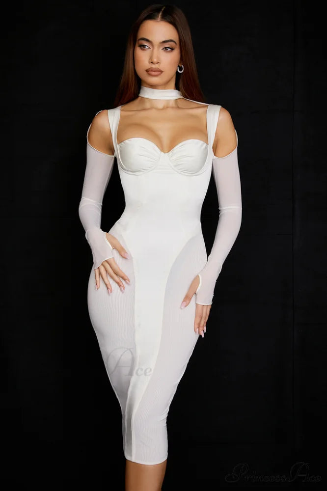 Corset Elegant Midi Dress