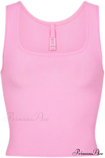 Cotton Elegant Rib Tank S / 2#