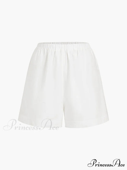 Cotton & Linen Cowgirl Modern Melody Two Piece Shorts Set