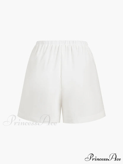Cotton & Linen Cowgirl Modern Melody Two Piece Shorts Set