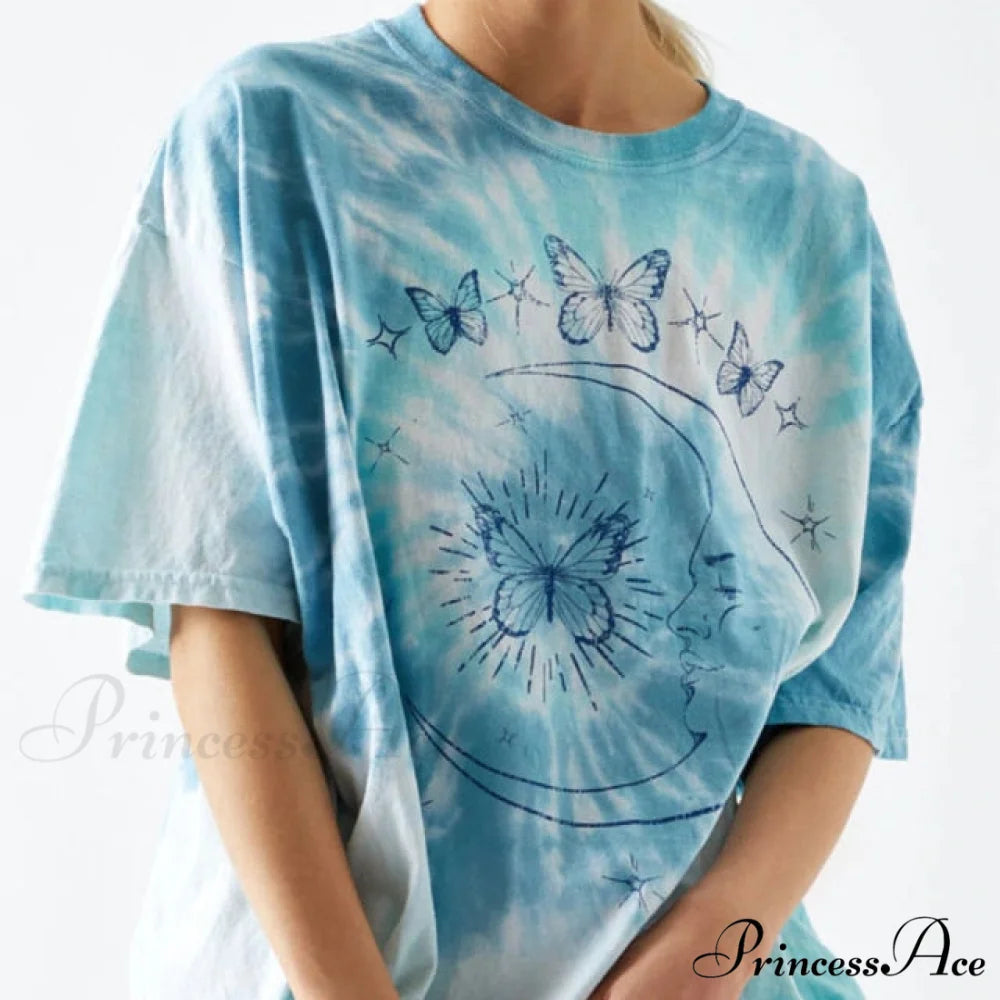 Cotton Material Retro Apricot Mushroom Cute T Shirts green / S