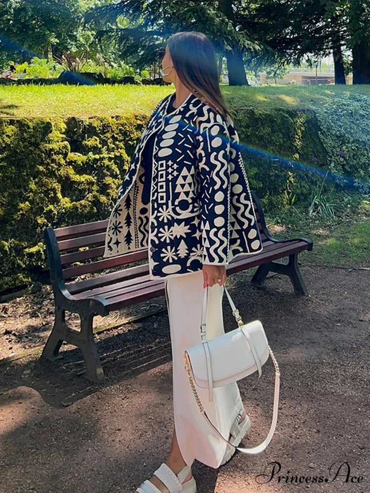 Cotton Single-Breasted Round-neck Overcoat Black / S overcoats-241228