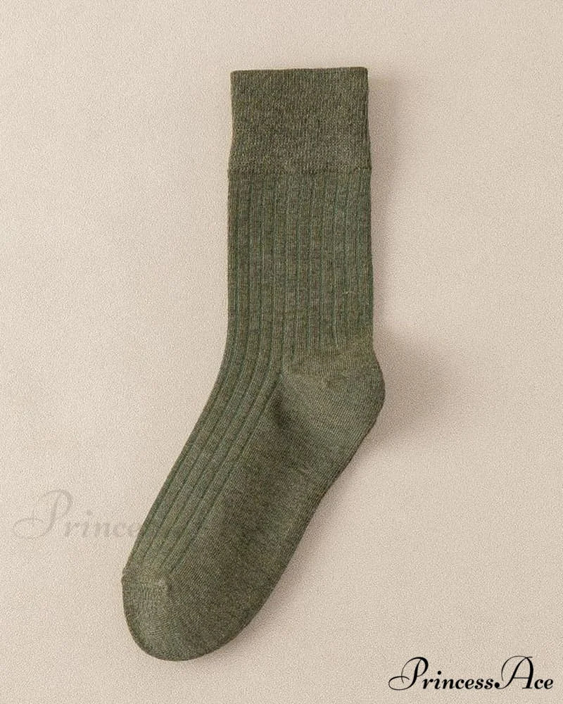 Cotton Socks Green / Unisize