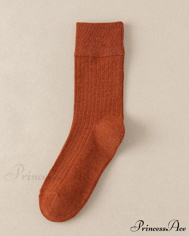 Cotton Socks Red / Unisize