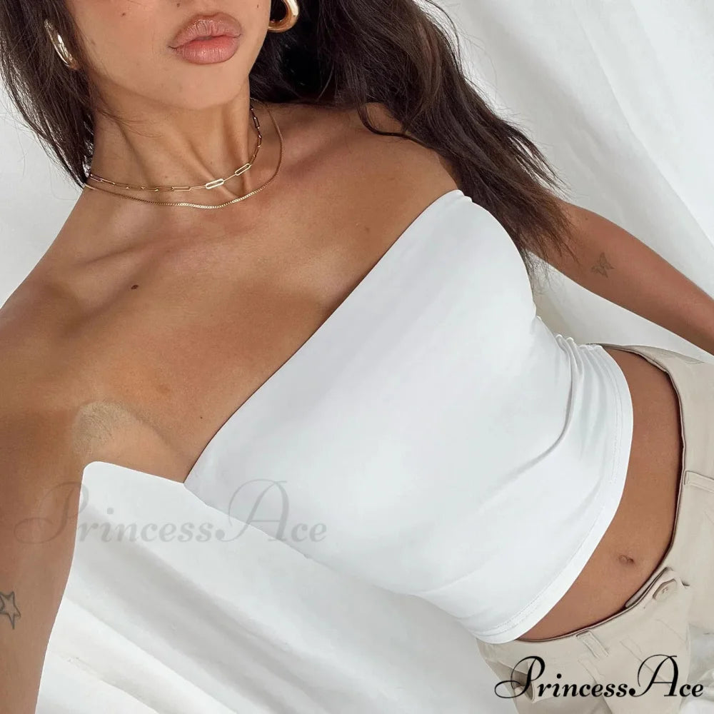 Cover Chest Bandeau Crop Top croptop-250223