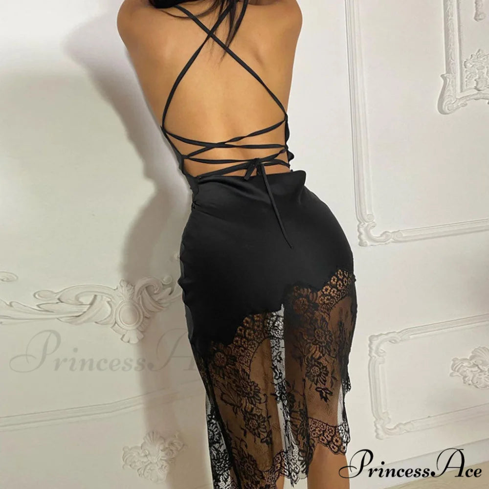 Cowl Neck High Slit Velvet Classic Slip Maxi Dress - Emerald Green L / Black