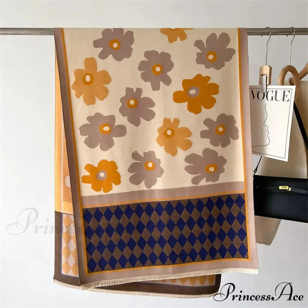 Cozy Cashmere Wrap Blanket Scarf Color2 scarf-241228