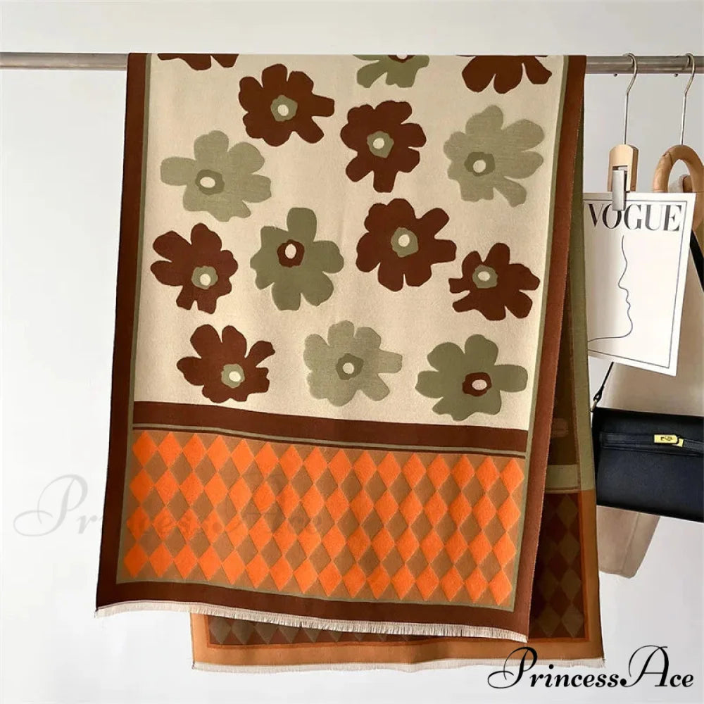 Cozy Cashmere Wrap Blanket Scarf Color4 scarf-241228