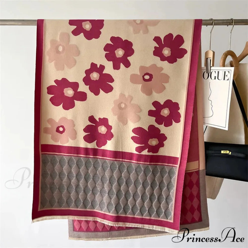 Cozy Cashmere Wrap Blanket Scarf Color5 scarf-241228