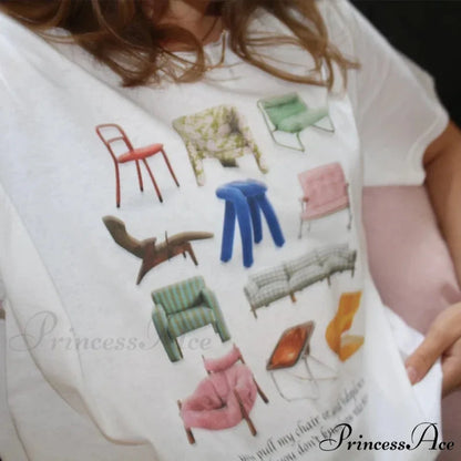 Create Seats Printed Retro T-shirt t-shirt-250223