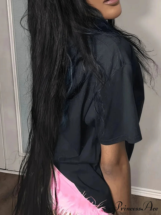 Crew Neck Short Sleeve Angel Print Spring & Summer Women’s Clothing T-shirt