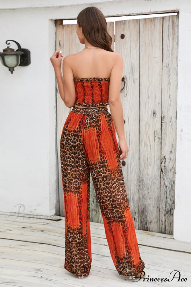 Crimped Top-Pant Stylish Printed 2pc Set