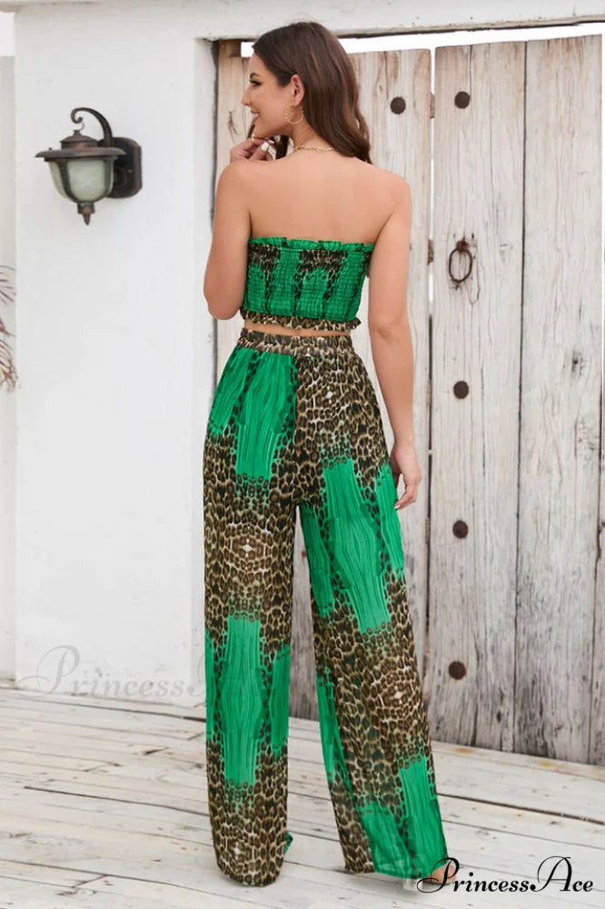 Crimped Top-Pant Stylish Printed 2pc Set