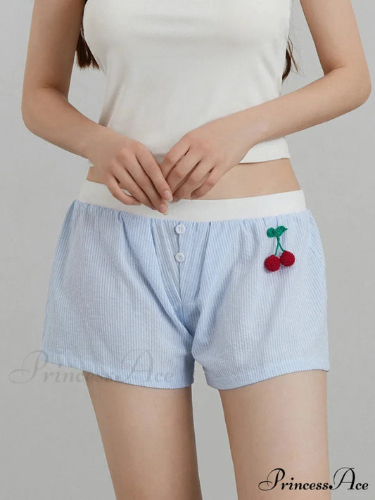 Crimson Banded Stretchy Waist Short short-250223