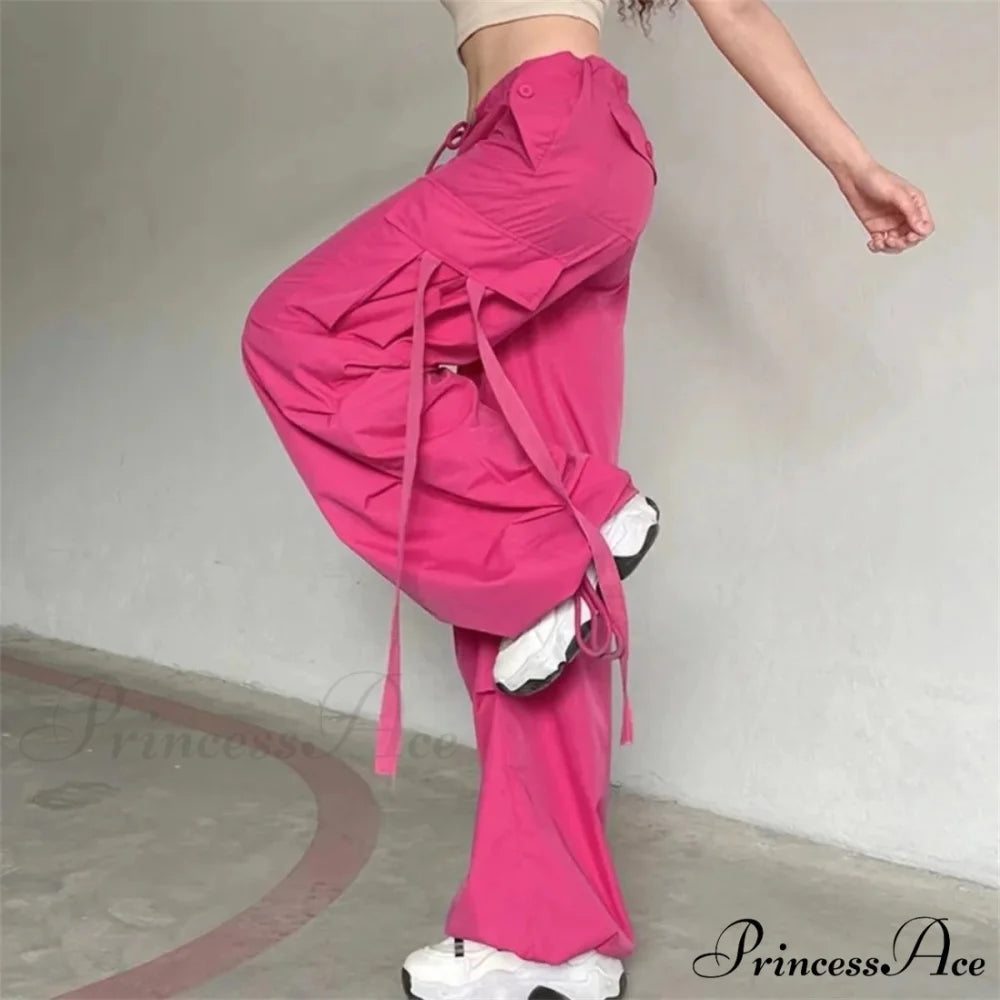 Crimson Freight Informal Elevated Waist Hip Hop Pant pant-250223