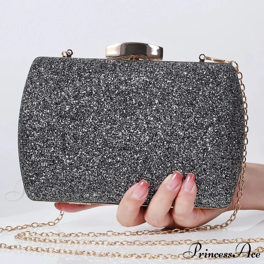 Crimson Gem Nighttime Clutch Wristlet GRAY wristlet-250126