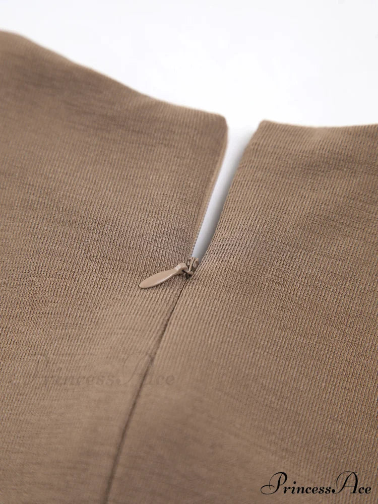 Criss Cross Cut Trendy Out Long Dress