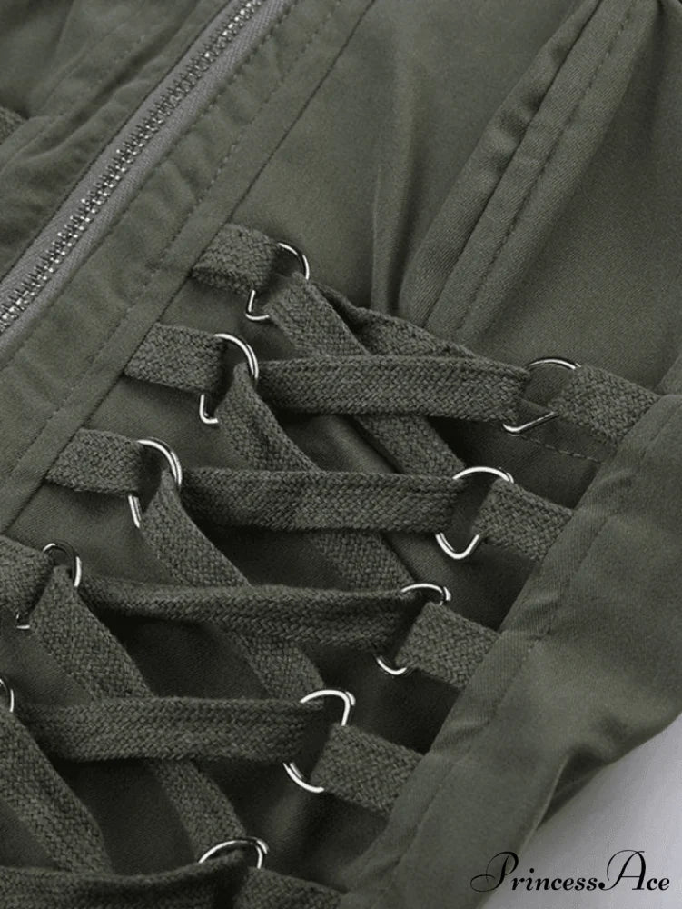 Criss Cross Hooded Trendy Cutout Black Maxi Dress