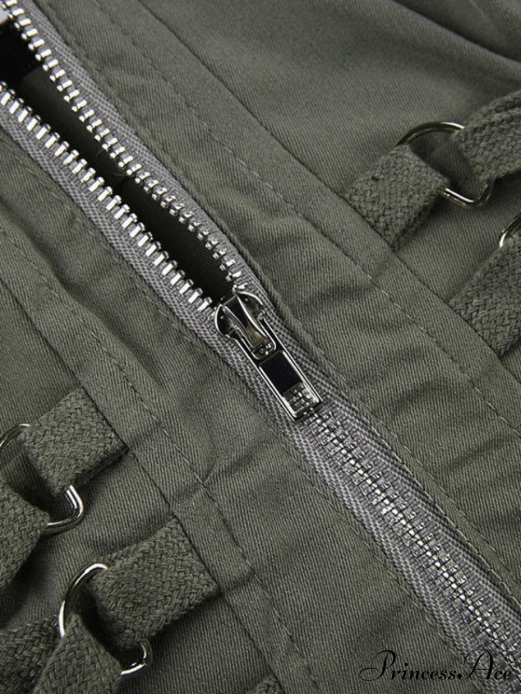 Criss Cross Hooded Trendy Cutout Black Maxi Dress