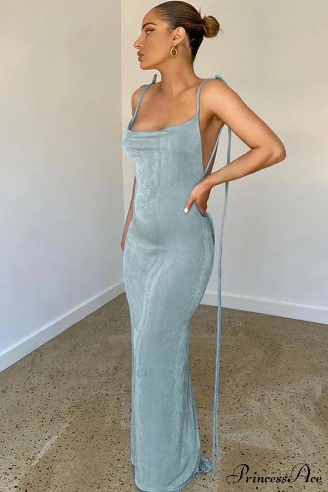 Cristina Elegant Gown S / Blue