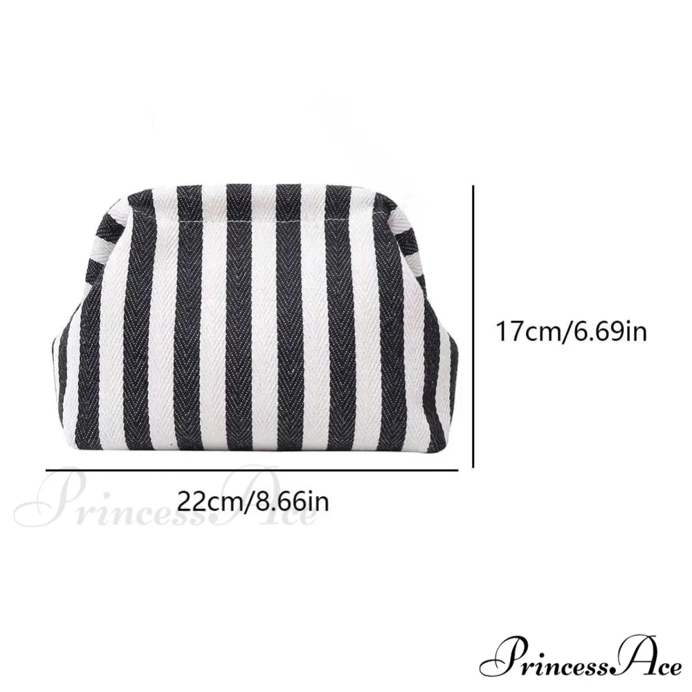 Crochet Canvas Multicolored Summer Clutch wristlet-250126