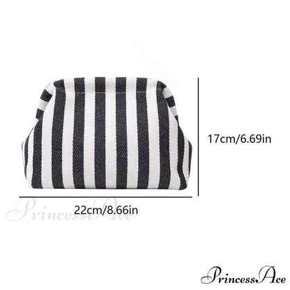 Crochet Canvas Multicolored Summer Clutch wristlet-250126