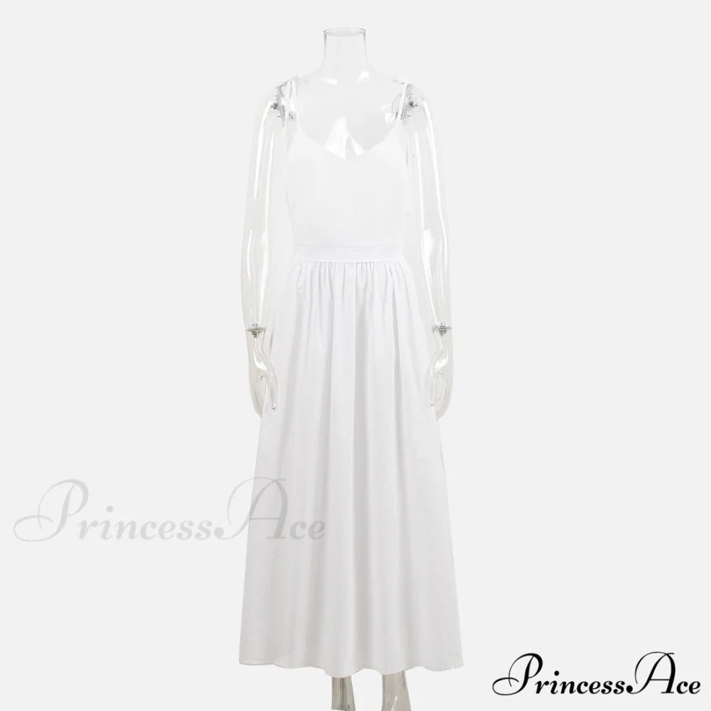 Crochet Cutie Stylish Linen Maxi Dress