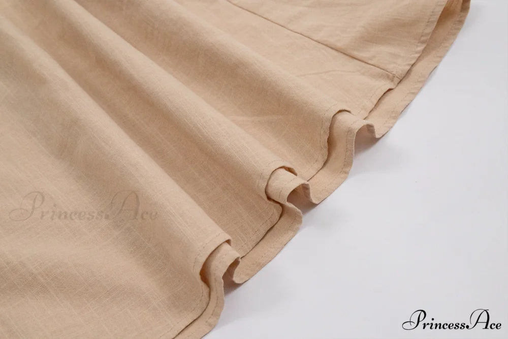 Crochet Cutie Stylish Linen Maxi Dress