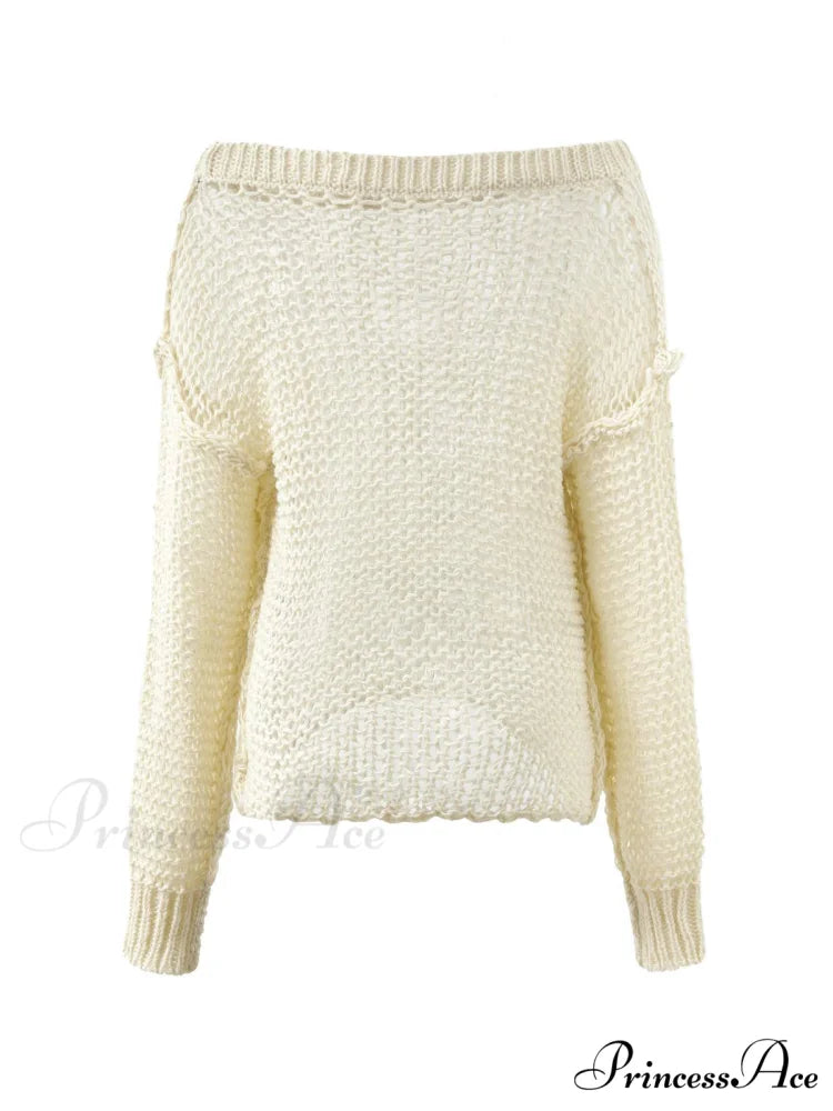 Crochet Hollow Graceful Knit Crop Top