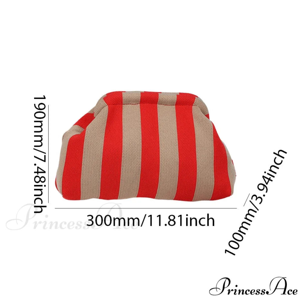 Crochet Pouch Woven Seaside Wristlet Black White2 wristlet-250126