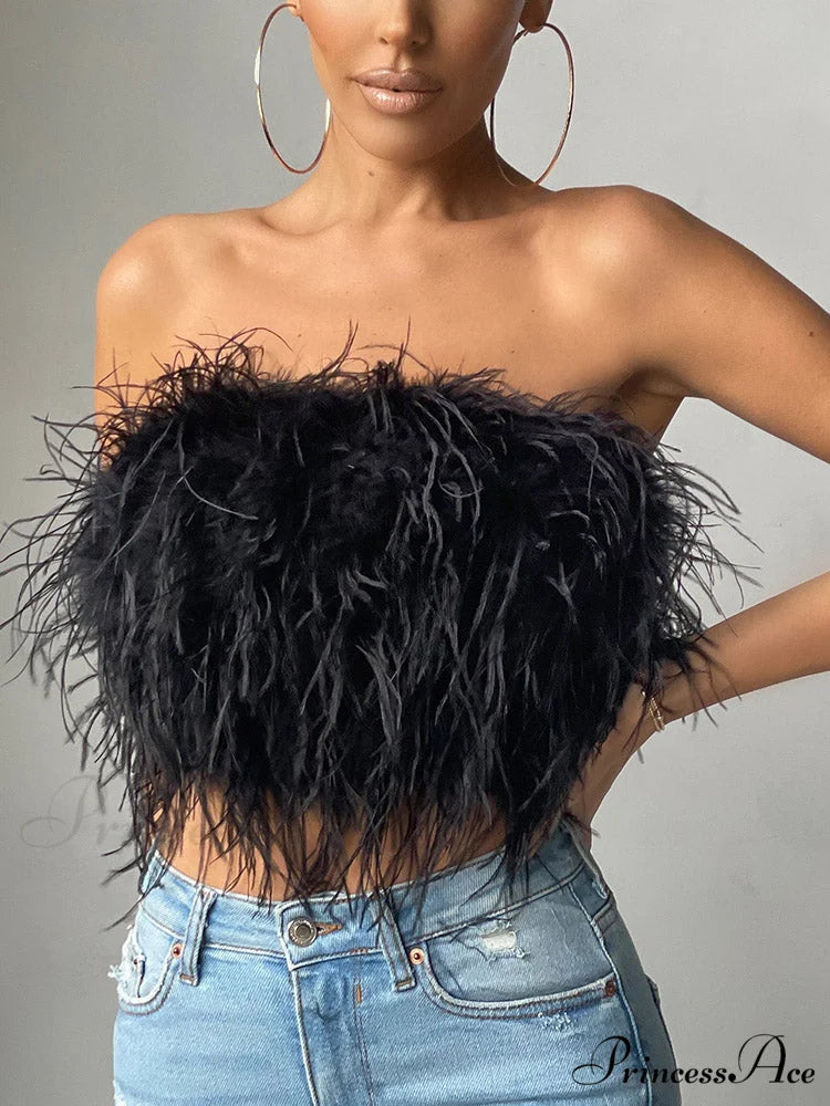 Crop Tank Top & Modern Split Maxi Skirt Set Black / S